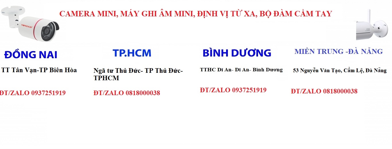 MÁY GHI ÂM MINI-CAMERA MINI-ĐỊNH VỊ KHÔNG DÂY