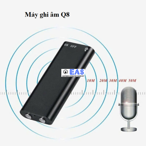 Máy ghi âm siêu nhỏ Q8/8gb